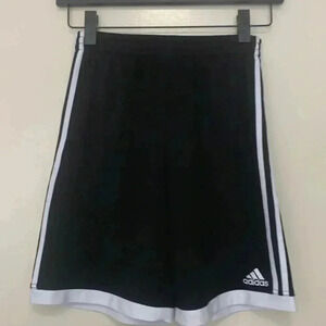 Adidas performance, shorts, black with  white trim